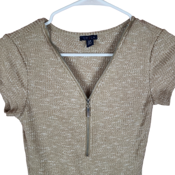 Ribbed Knit bodycon mini dress - Picture 2 of 4